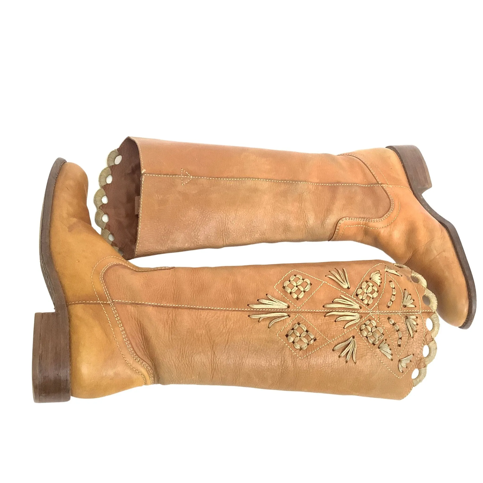 BCBG Embroidered Boots