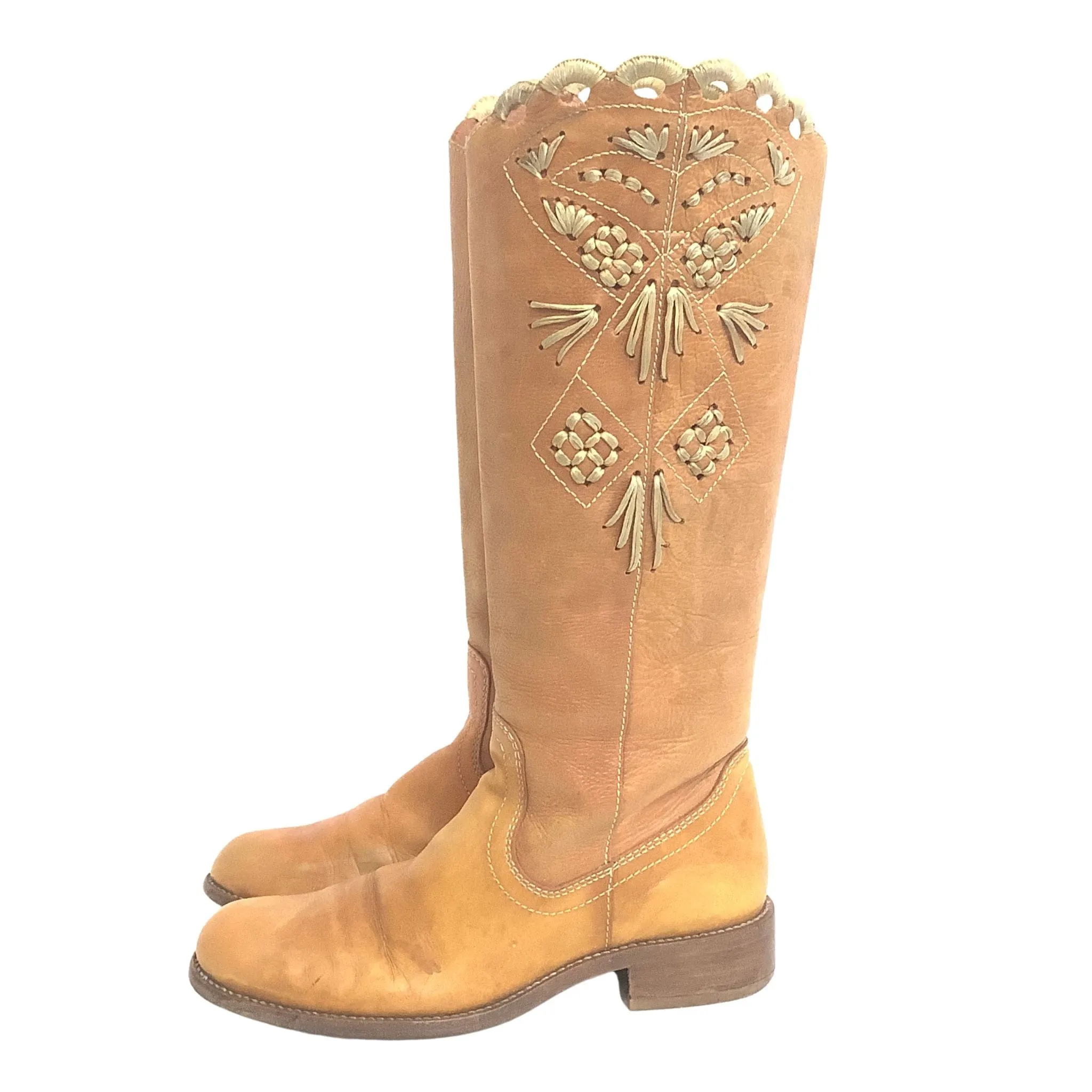 BCBG Embroidered Boots