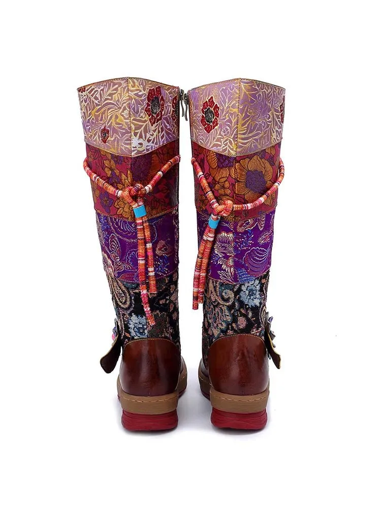 Bohemian Vintage Handmade Leather Boots