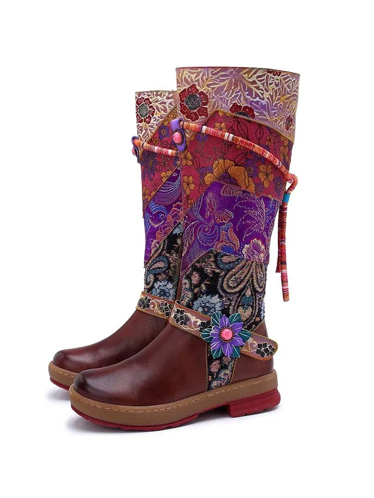 Bohemian Vintage Handmade Leather Boots