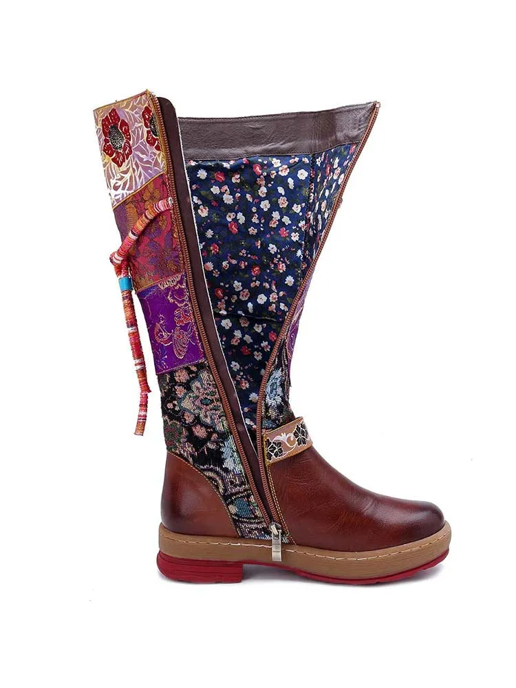 Bohemian Vintage Handmade Leather Boots