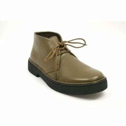 British Walkers Playboy Men's Olive Green Leather