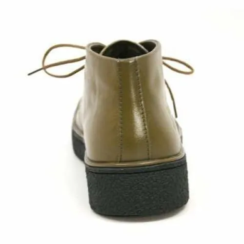 British Walkers Playboy Men's Olive Green Leather