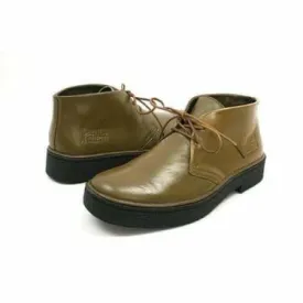 British Walkers Playboy Men's Olive Green Leather
