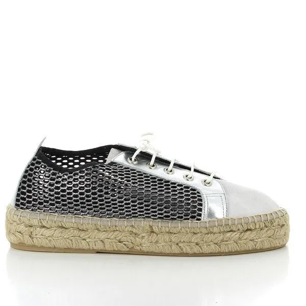 Calzanor 95052PO Lace-Up Navy Espadrilles