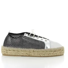 Calzanor 95052PO Lace-Up Navy Espadrilles