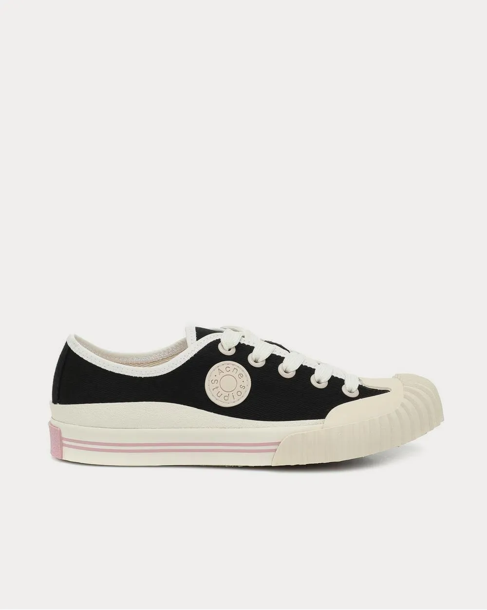 Canvas Black Low Top Sneakers
