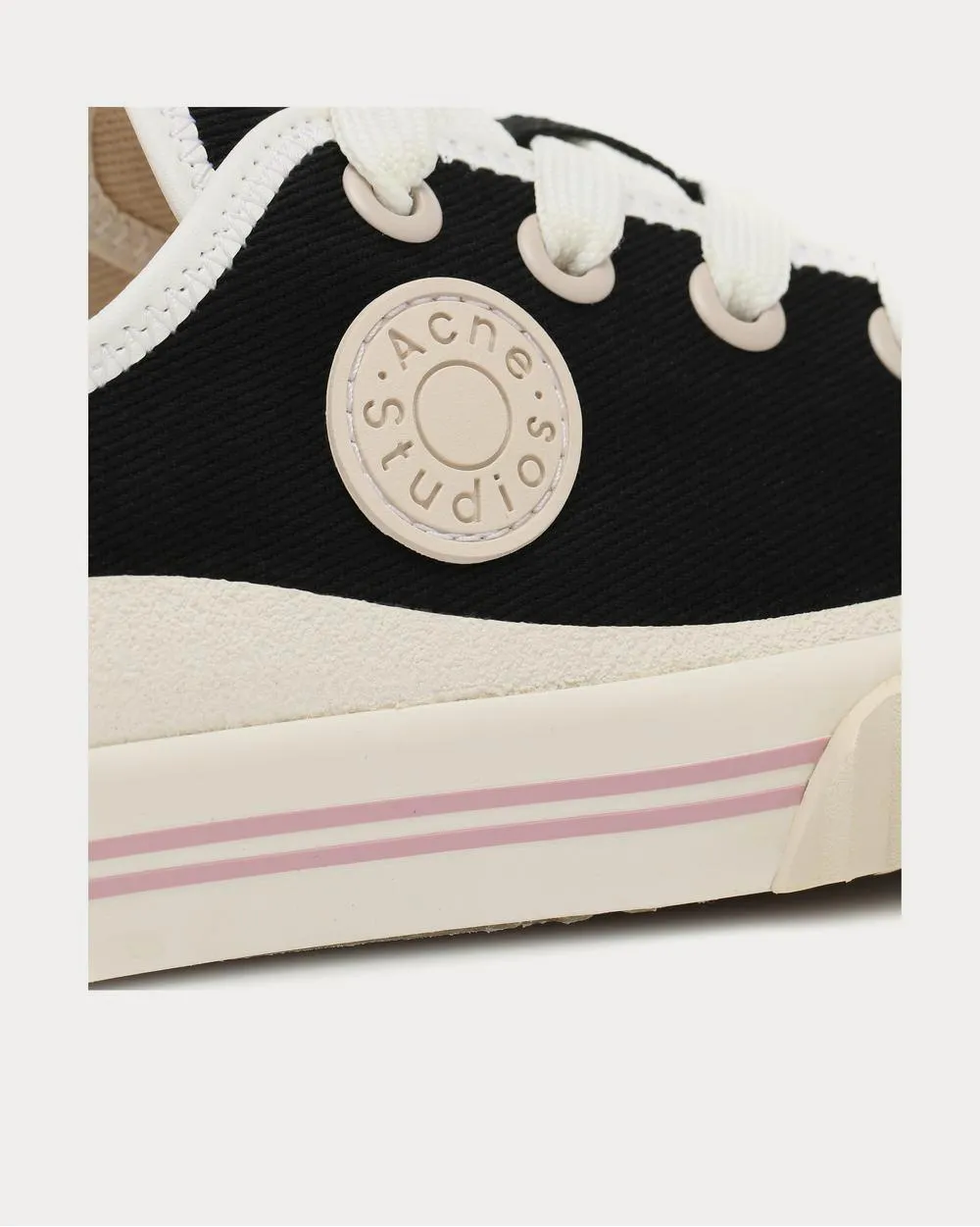 Canvas Black Low Top Sneakers