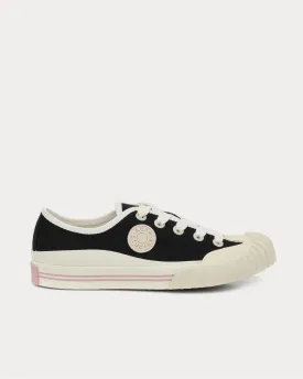 Canvas Black Low Top Sneakers
