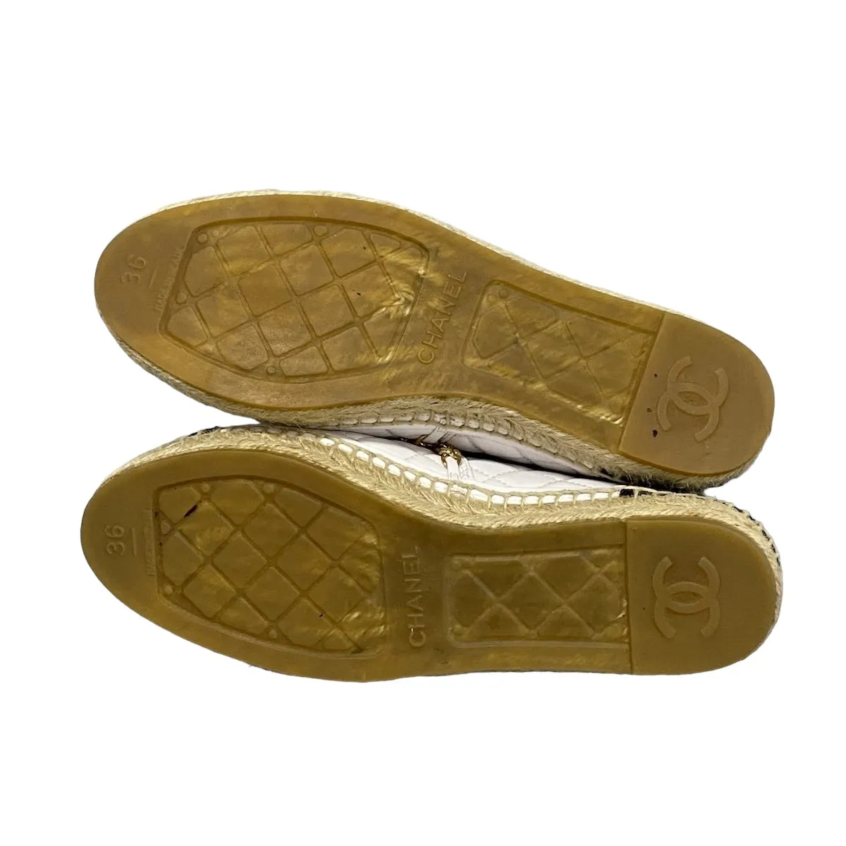 Chanel white Espadrilles, 36