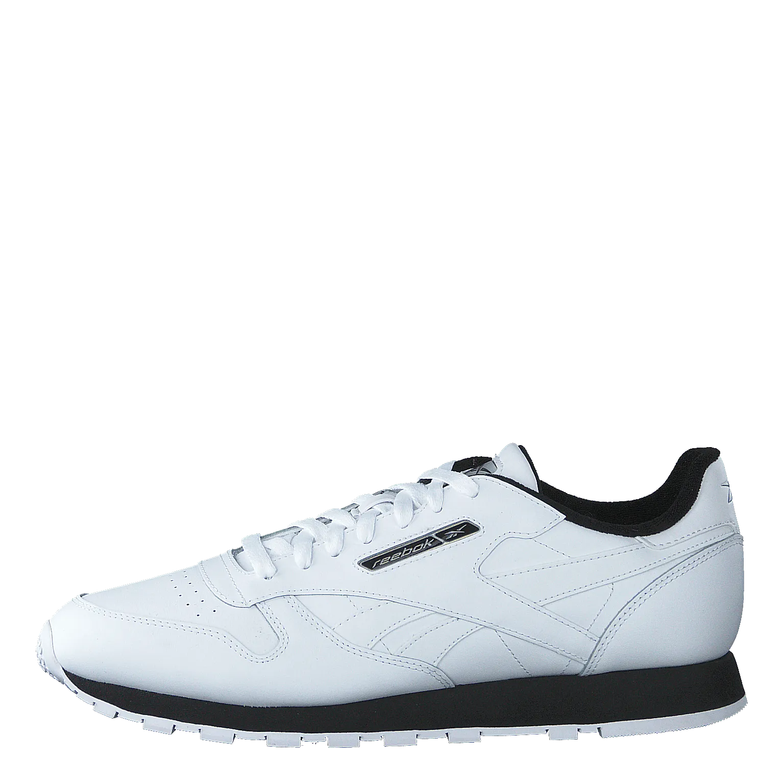 Cl Leather Mu White/black/silvmt