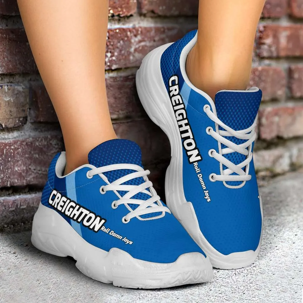 Creighton Roll Damn Jays Basketball Fan Chunky Walking Shoes