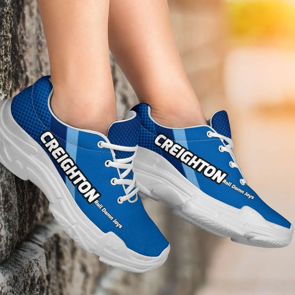 Creighton Roll Damn Jays Basketball Fan Chunky Walking Shoes