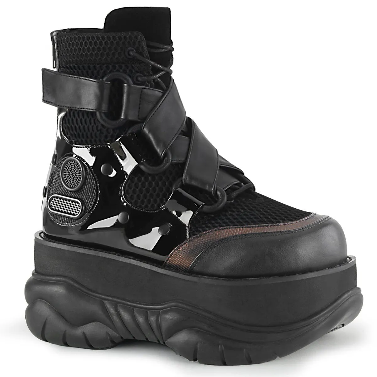 DemoniaCult Neptune 126 Unisex/Mens Platform Ankle Length Boots