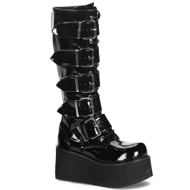 DemoniaCult Trashville 518 Unisex/Mens Platform Knee Length Boots