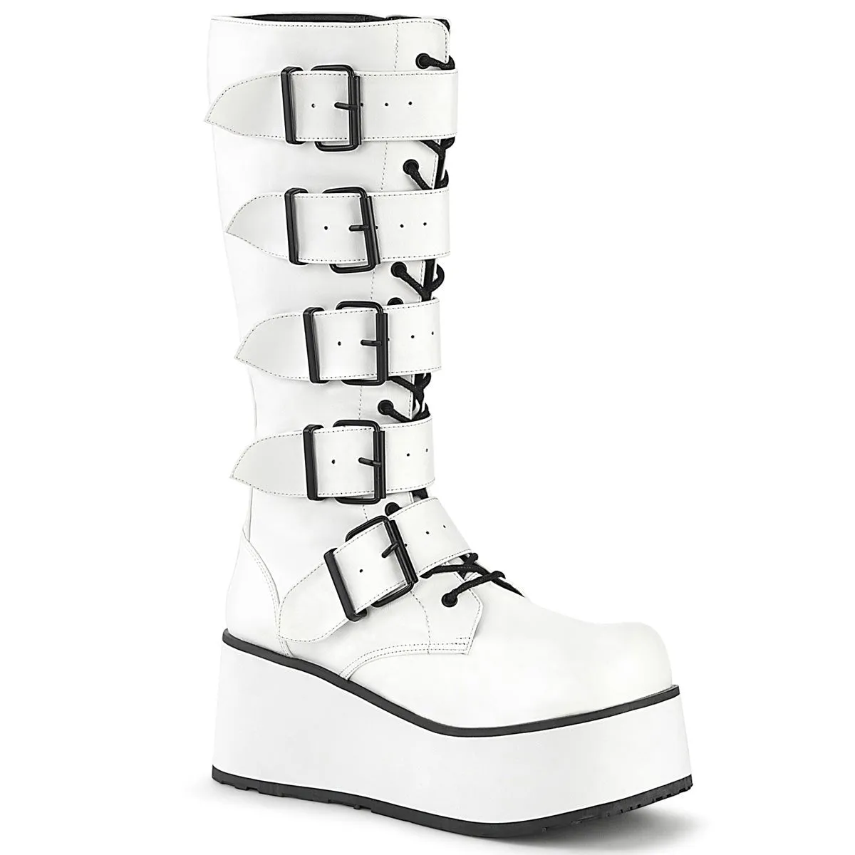 DemoniaCult Trashville 518 Unisex/Mens Platform Knee Length Boots