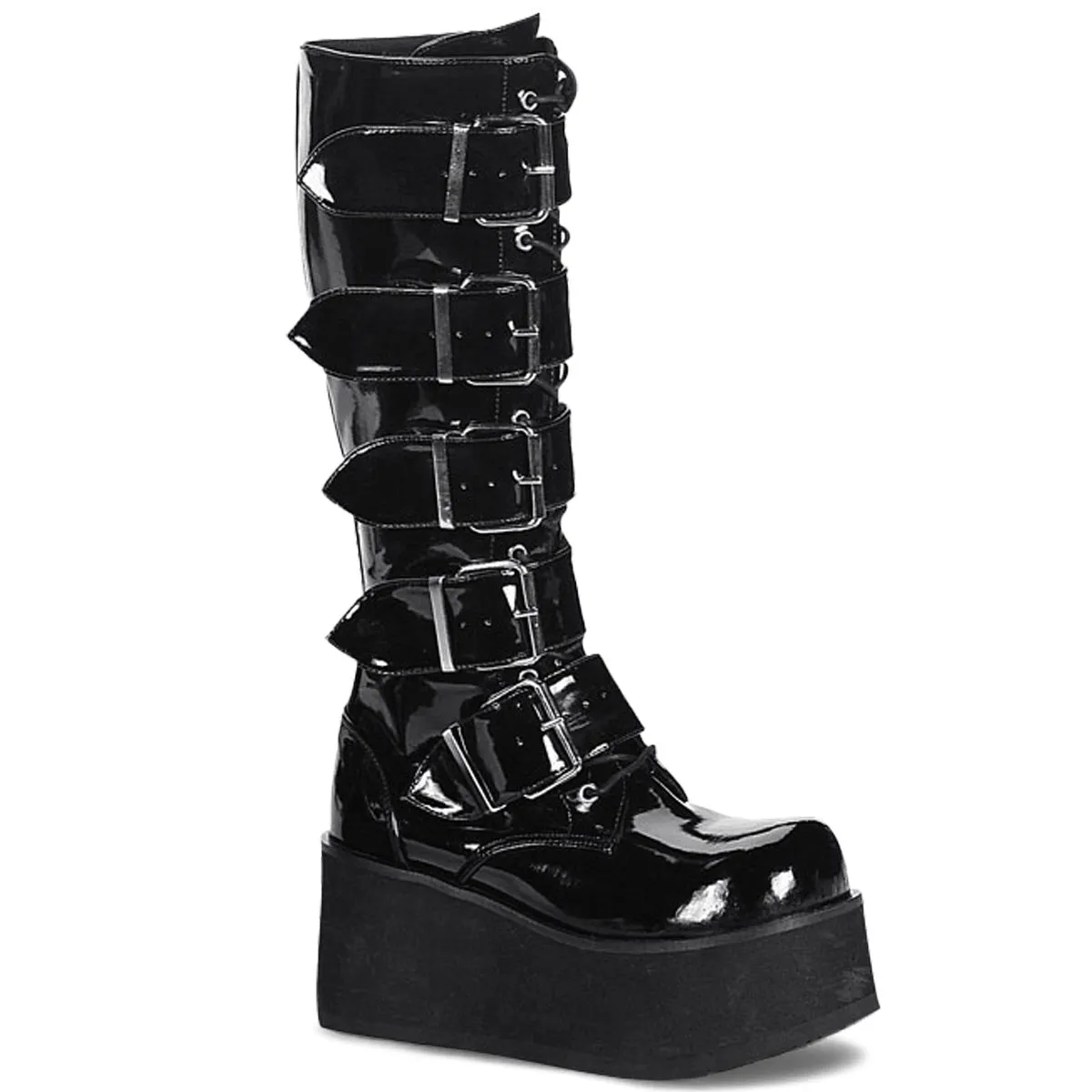 DemoniaCult Trashville 518 Unisex/Mens Platform Knee Length Boots