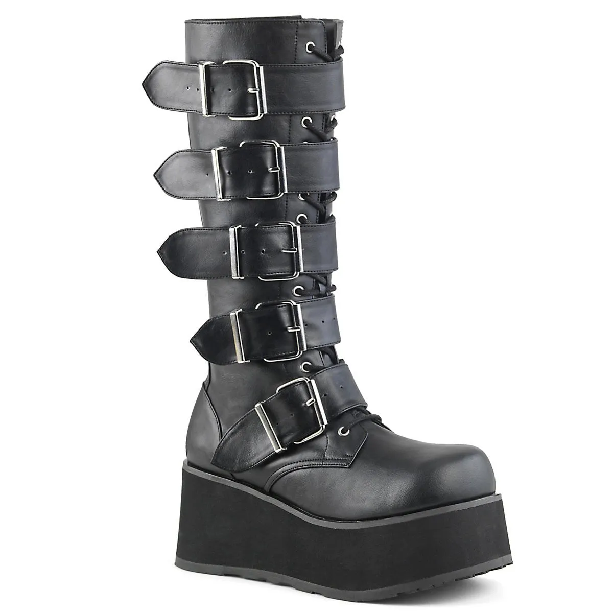 DemoniaCult Trashville 518 Unisex/Mens Platform Knee Length Boots