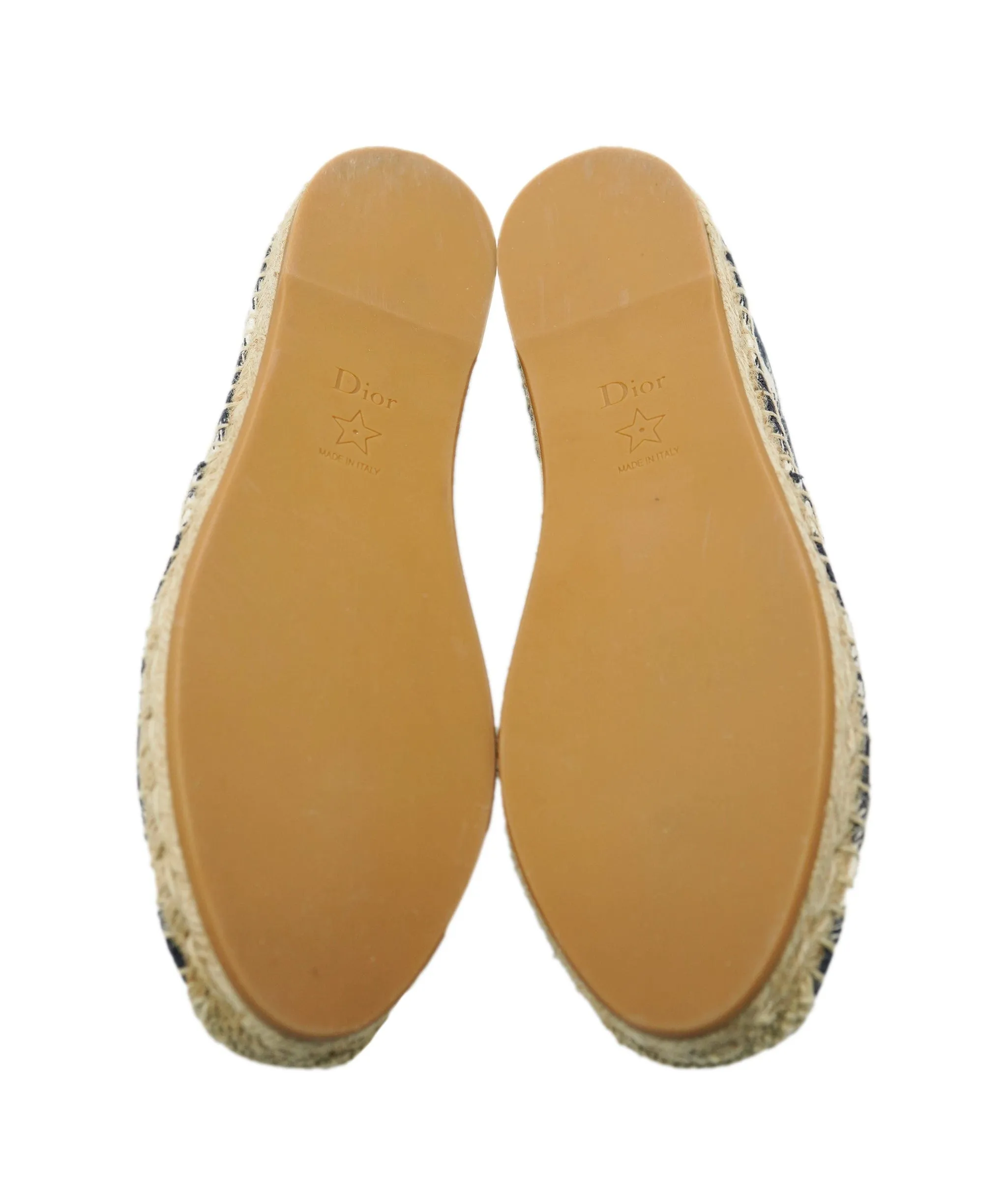 Dior navy & cream espadrilles - AJC0873