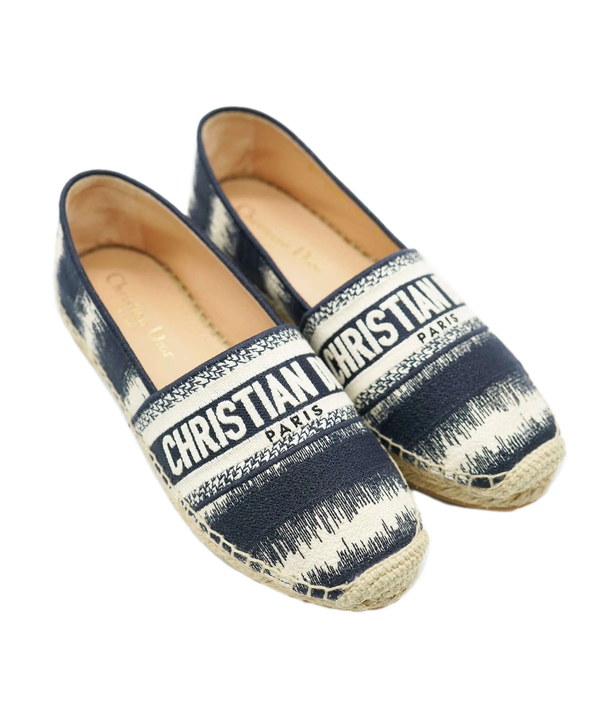 Dior navy & cream espadrilles - AJC0873