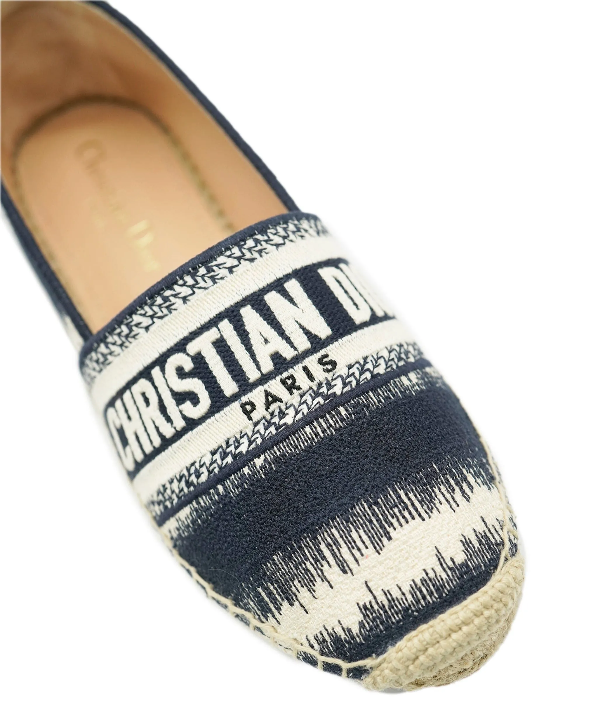 Dior navy & cream espadrilles - AJC0873