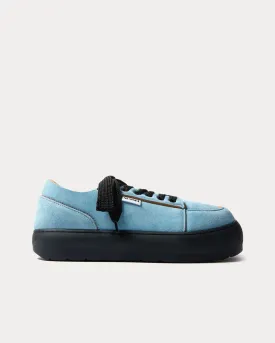 Dreamy Suede Light Sky Blue Low Top Sneakers