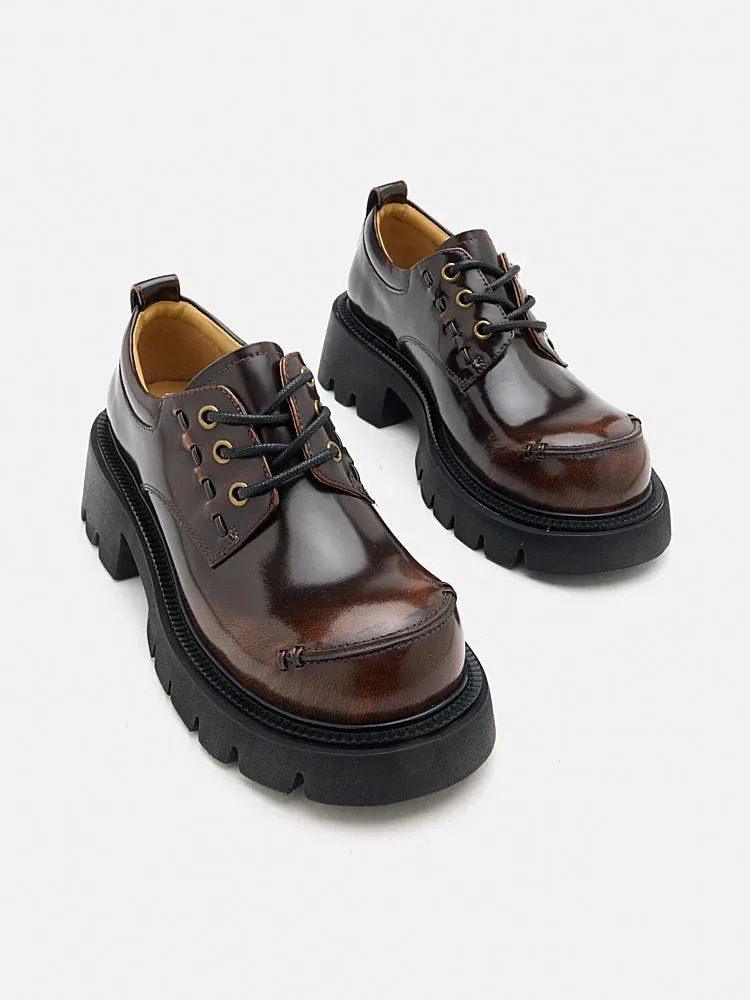 Edythe Chunky Lace-Up Loafers