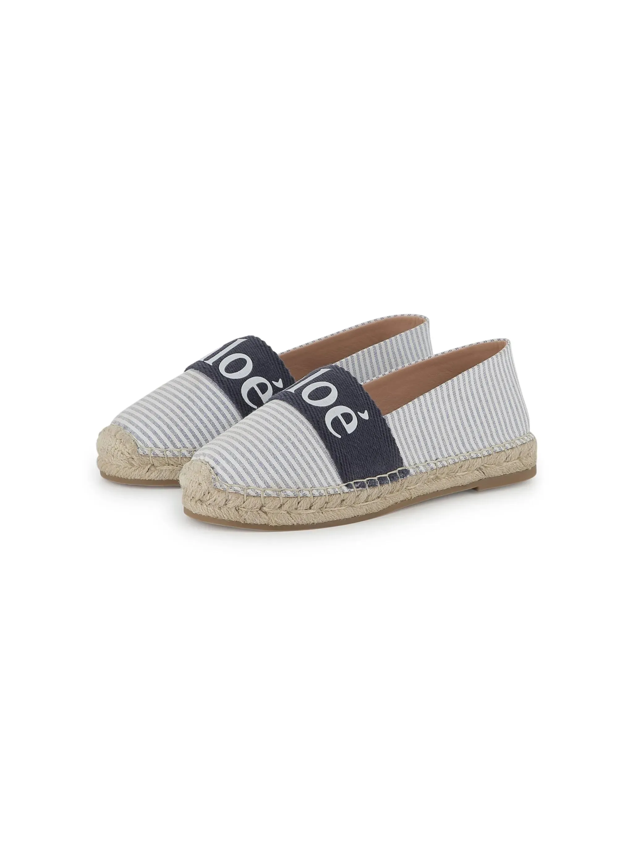Espadrilles with striped print