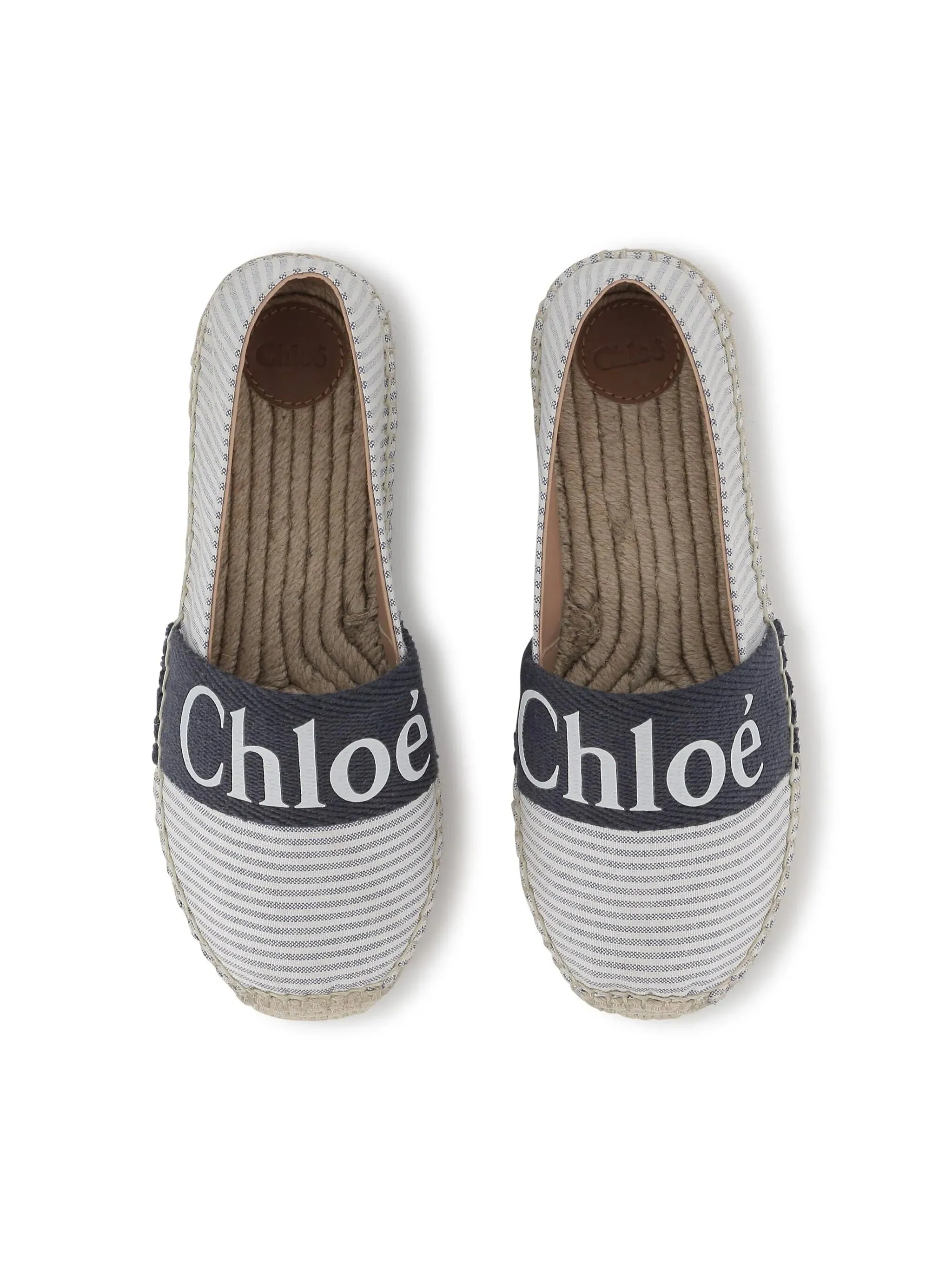 Espadrilles with striped print