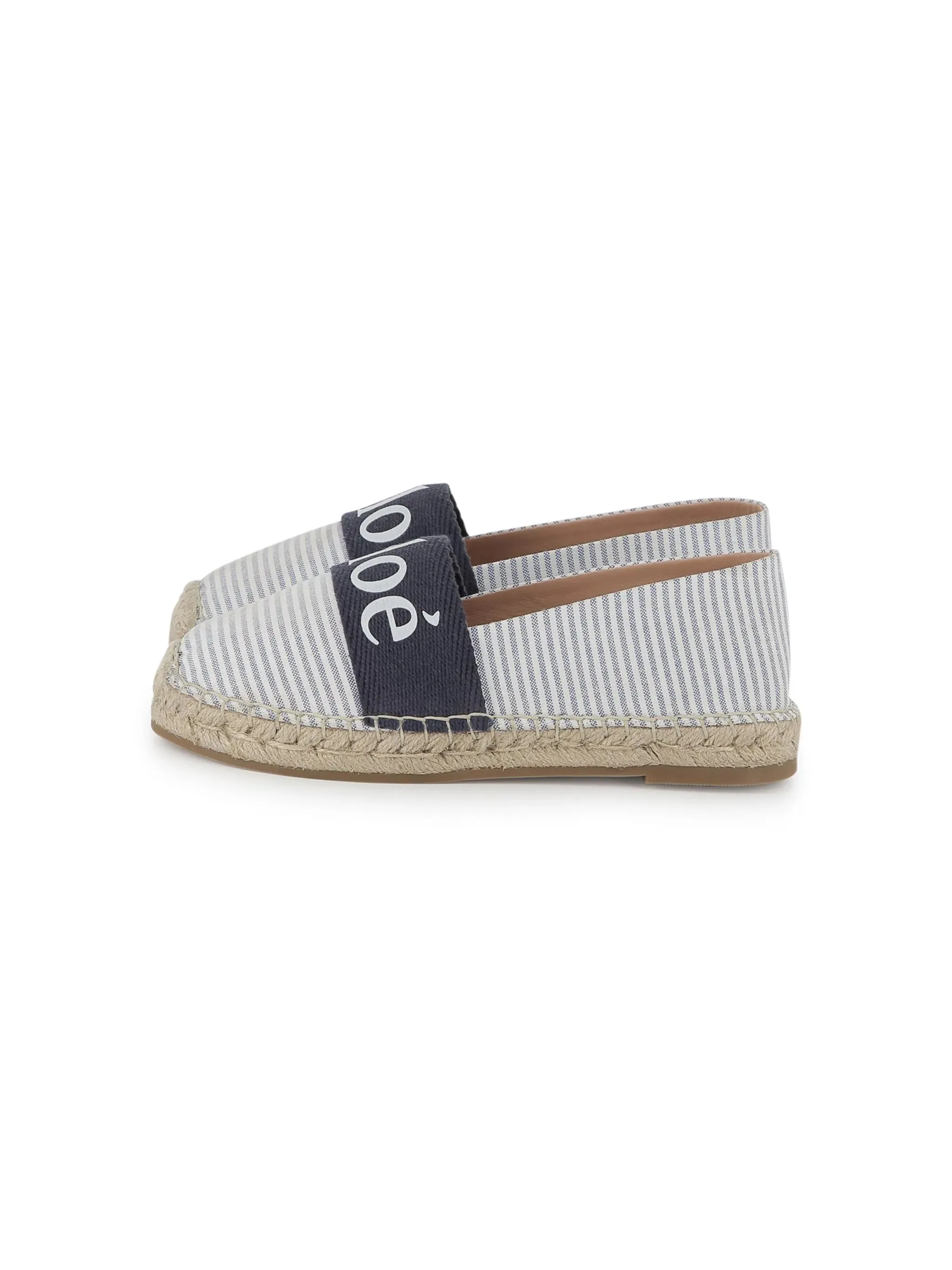 Espadrilles with striped print