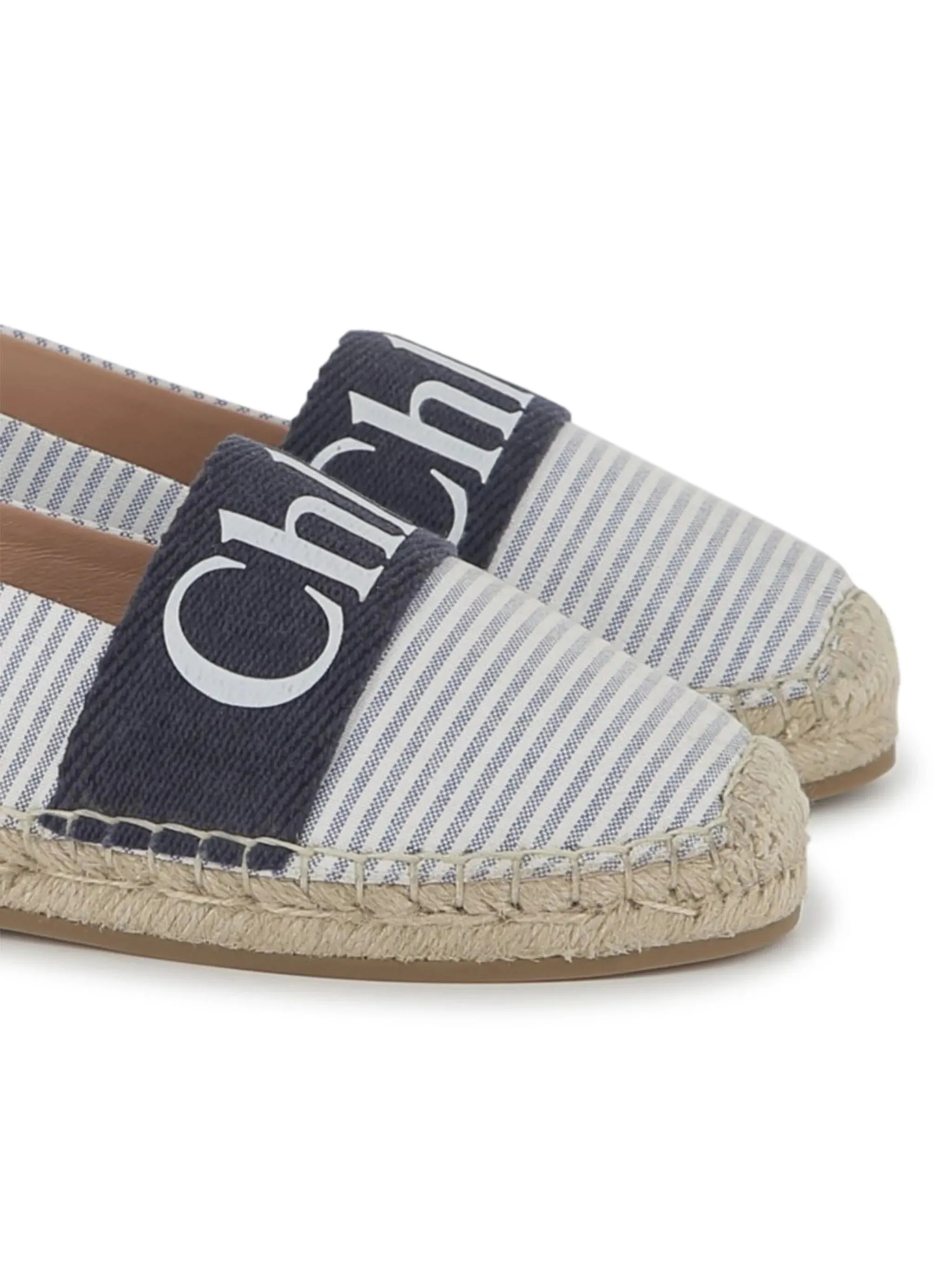 Espadrilles with striped print