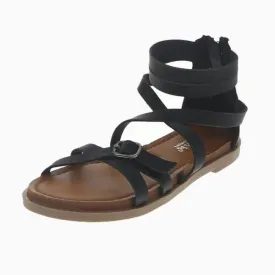 Forever Sooth Black Sandals