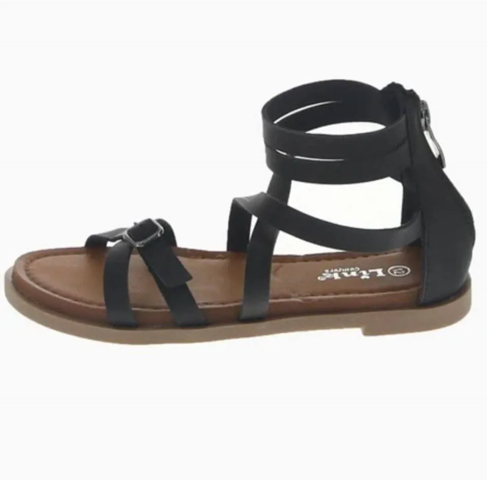 Forever Sooth Black Sandals