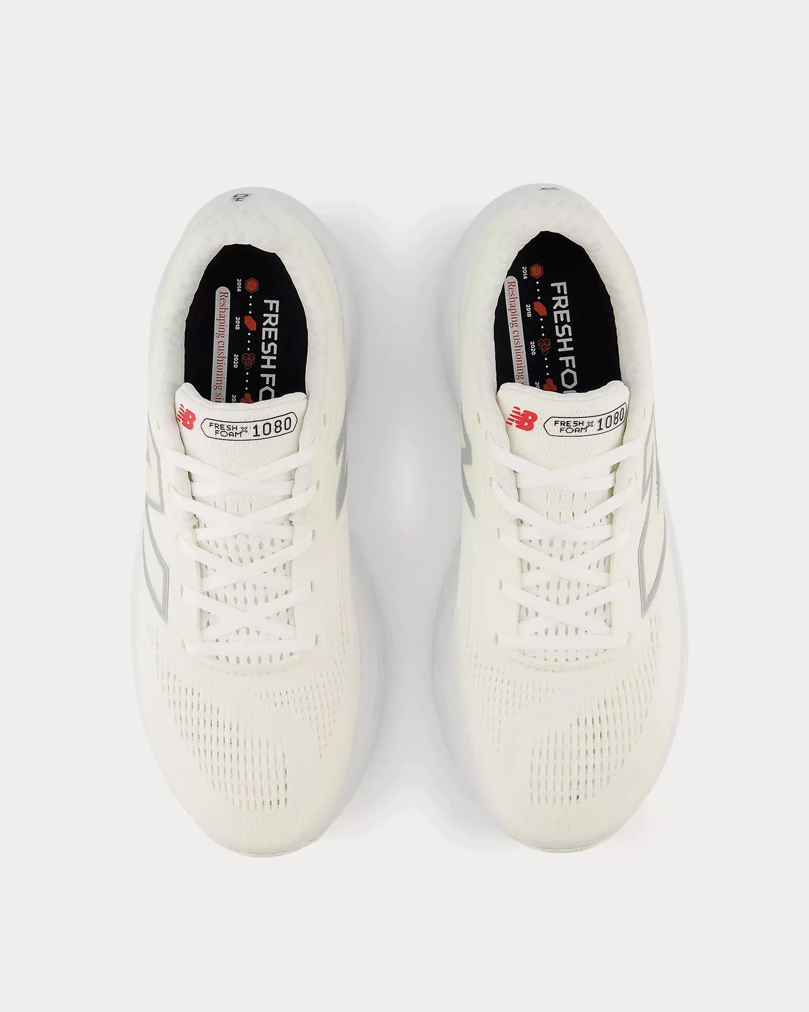 Fresh Foam X 1080v14 White / Silver Metallic / Sea Salt Running Shoes