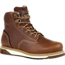 Georgia Men's AMP LT Wedge Steel Toe WaterproofWork Boot - Brown - GB00351