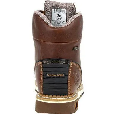 Georgia Men's AMP LT Wedge Steel Toe WaterproofWork Boot - Brown - GB00351