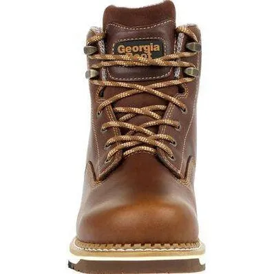 Georgia Men's AMP LT Wedge Steel Toe WaterproofWork Boot - Brown - GB00351