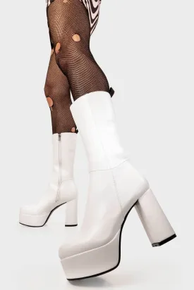 Going Under Platform Calf Boots