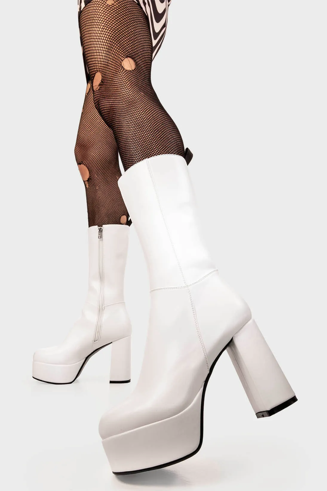 Going Under Platform Calf Boots