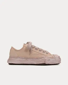 Hank OG Sole Over-Dyed Canvas Brown Low Top Sneakers