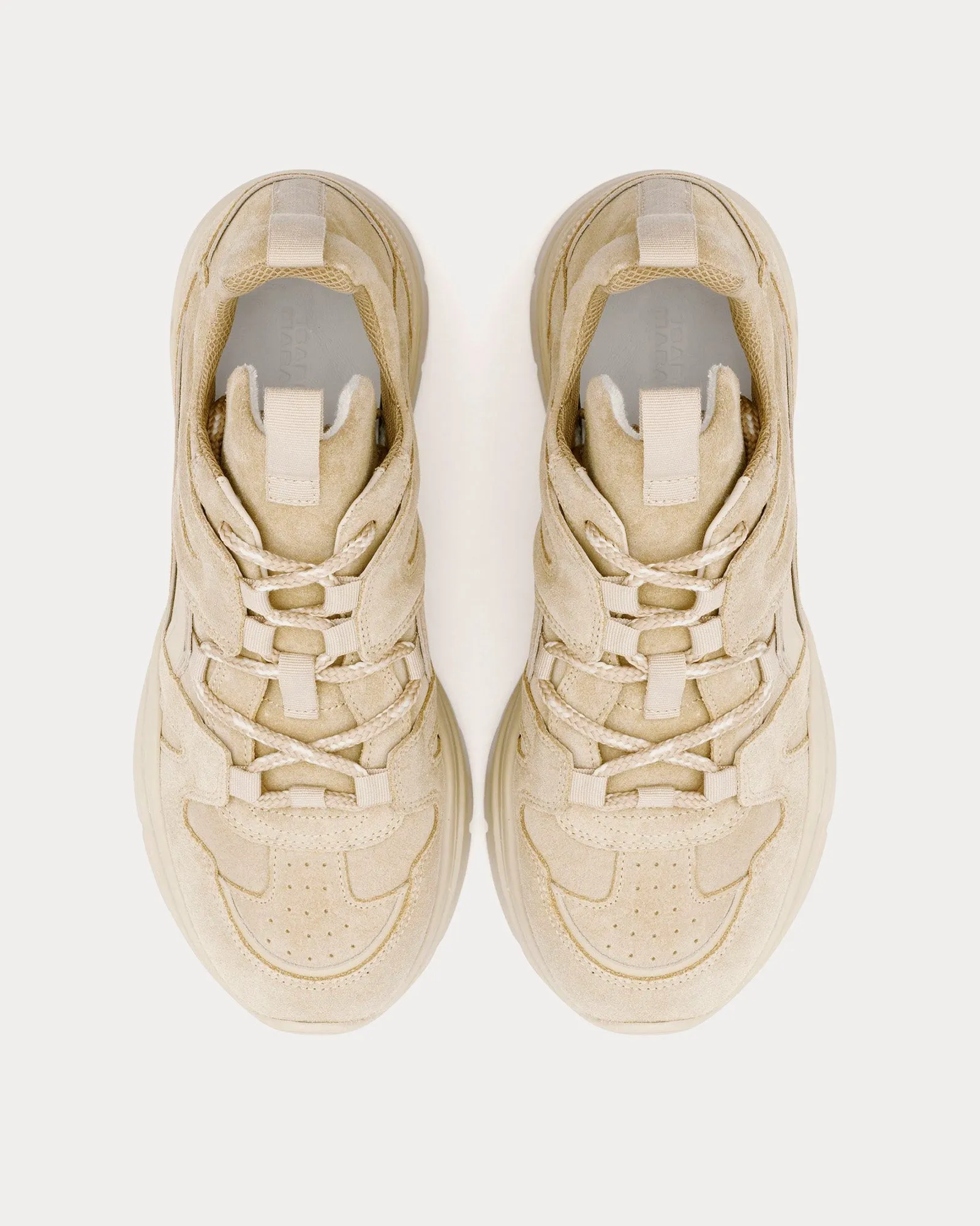 Kindsay Leather Neutral Low Top Sneakers