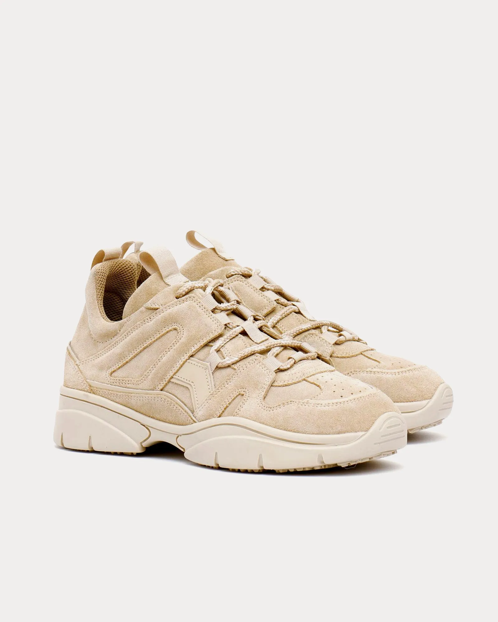 Kindsay Leather Neutral Low Top Sneakers