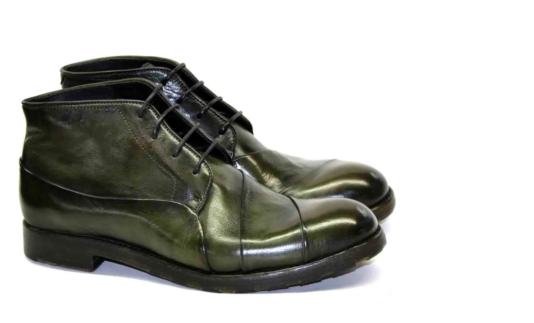 LAST PAIR 42- GREEN CHUKKA BOOTS