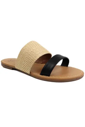 Lexi 8 Black Combo Sandals