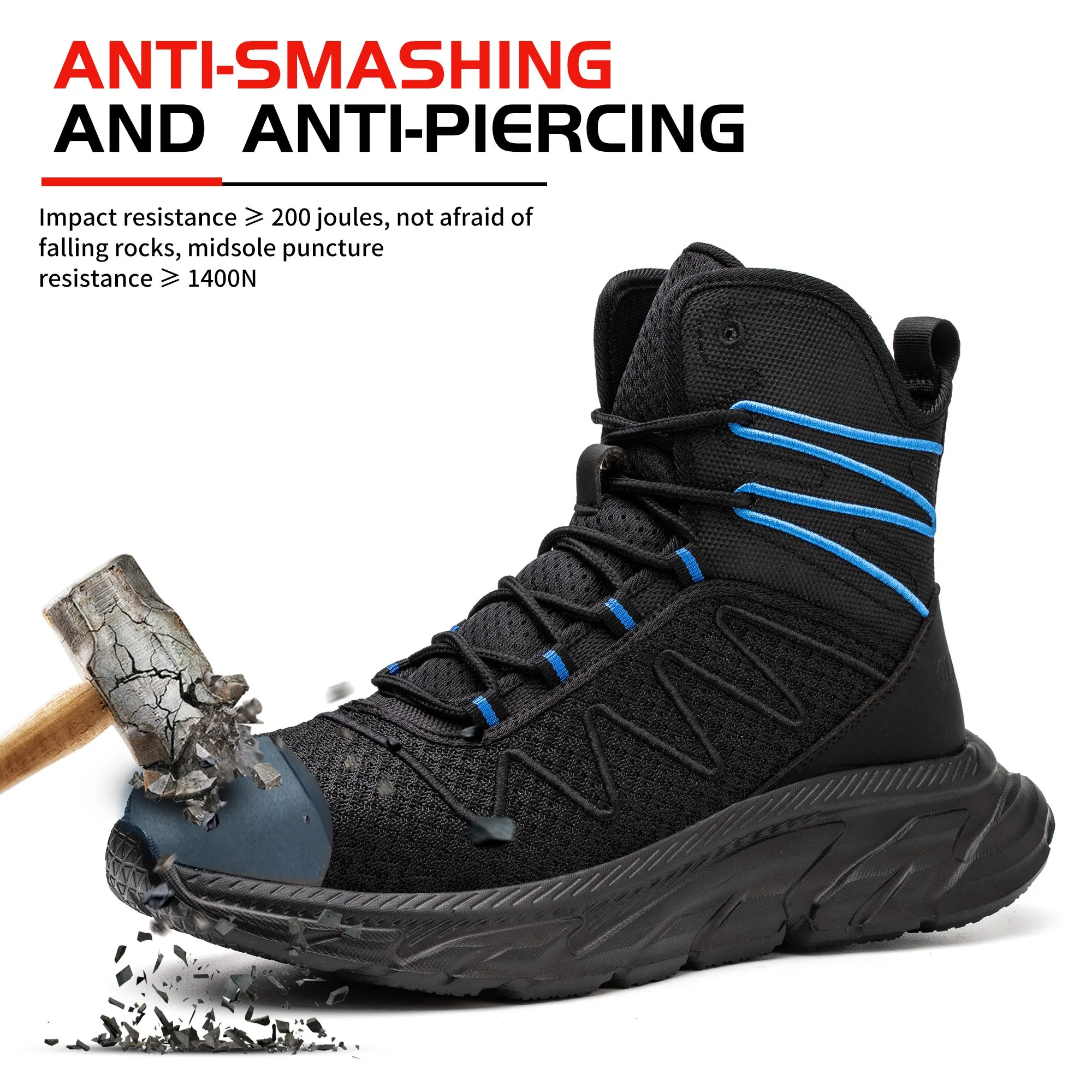 Lightweight air cushioned comfortable winter steel toe work boots for men and women TFWMGV K182