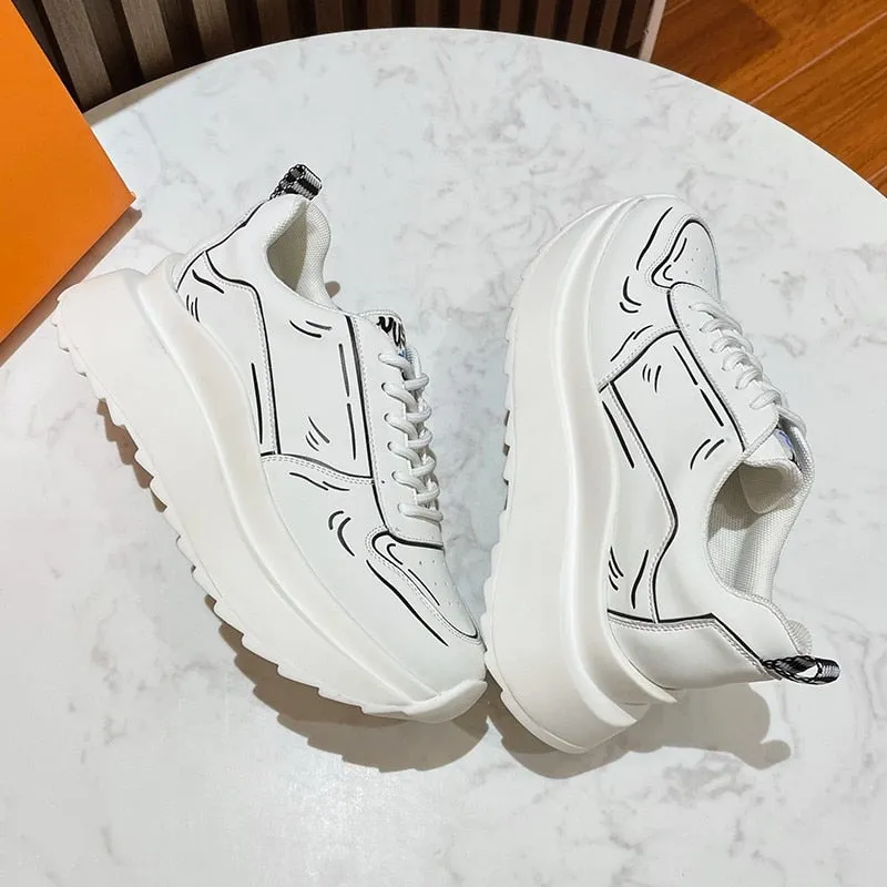 Lorimer 2D Drawing Sneakers - 2 Colors