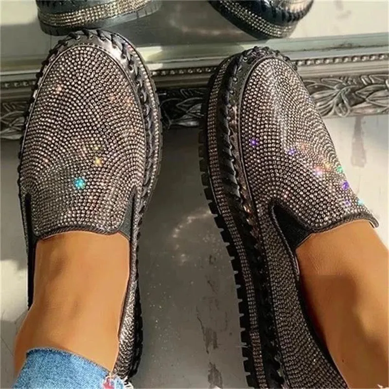 Luna Sparkly Casual Loafers