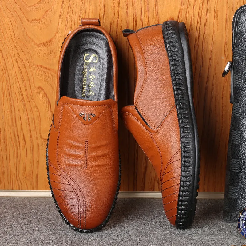 Men's Loafers Spring Leisure Men's Fashion Leather Shoes
