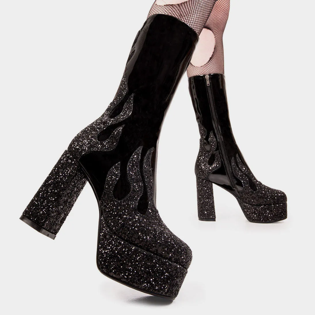 Miami Platform Calf Boots