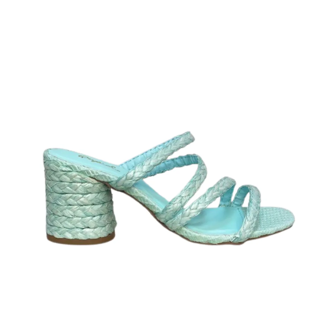 Mint strappy sandal